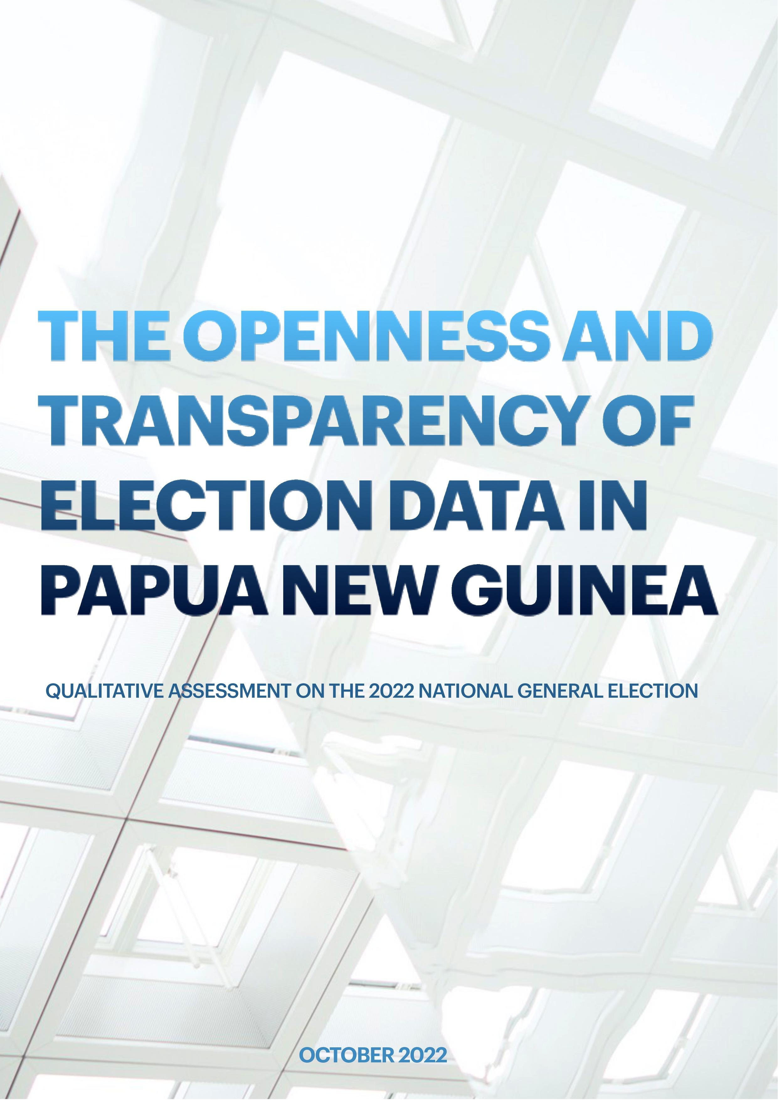 Improving Election Integrity Through Open Data In Papua New Guinea ...